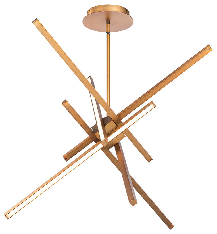 W.A.C. Lighting Parallax LED Pendant PD-73129-AB