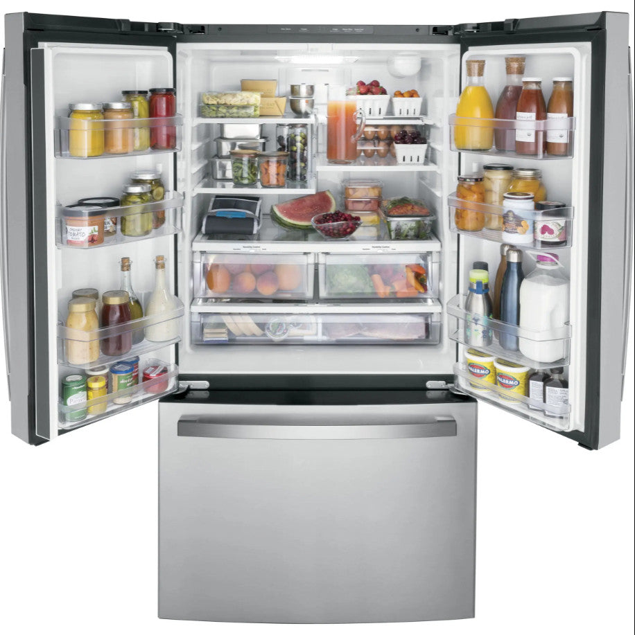GEÂ® ENERGY STARÂ® 27.0 Cu. Ft. Fingerprint Resistant French-Door Refrigerator