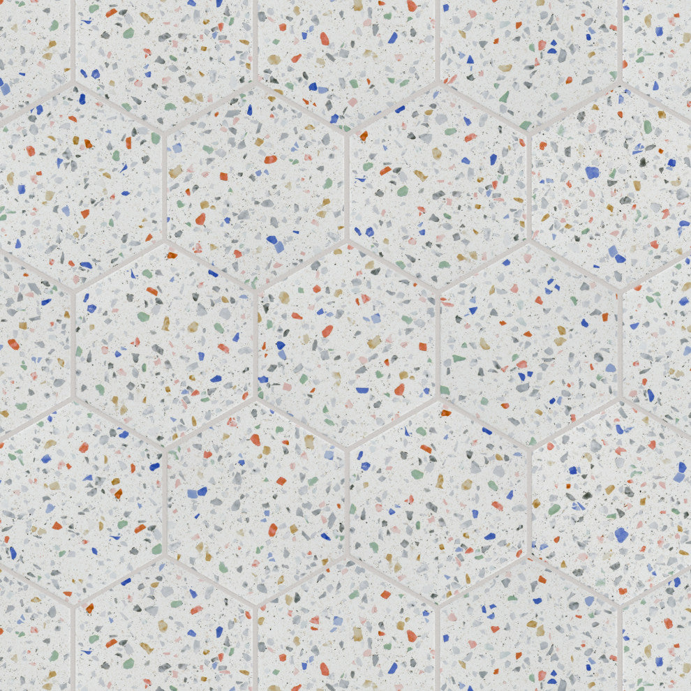 Venice Hex Colors Light Porcelain Floor and Wall Tile