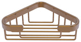 Corner Soap Basket, Brushed Bronze