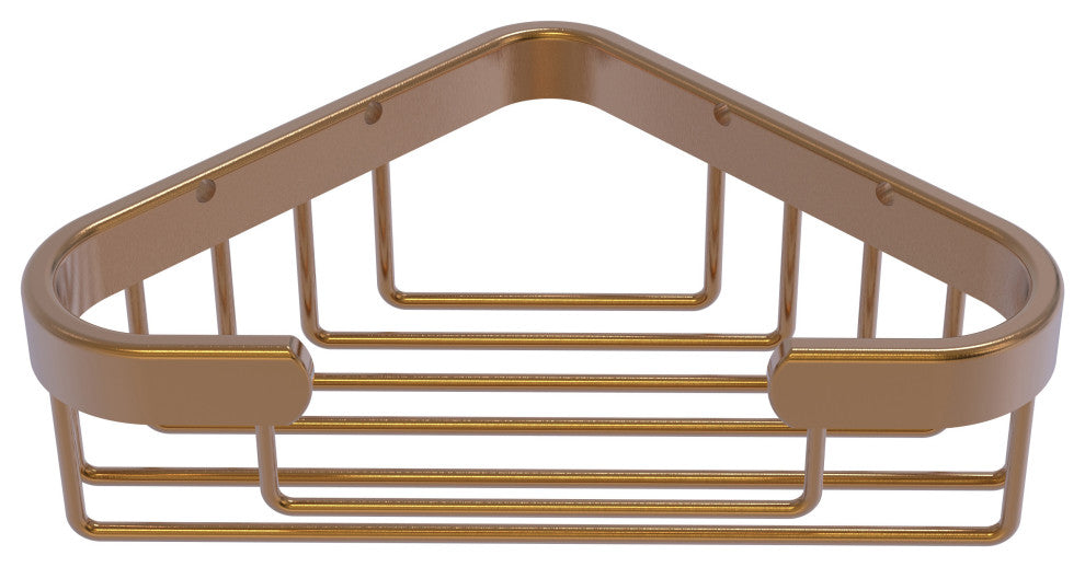 Corner Soap Basket, Brushed Bronze