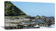 "Beautiful New Zealand Rocky Beach" Modern Seascape Wall Art, 1 Panel, 60"x28"