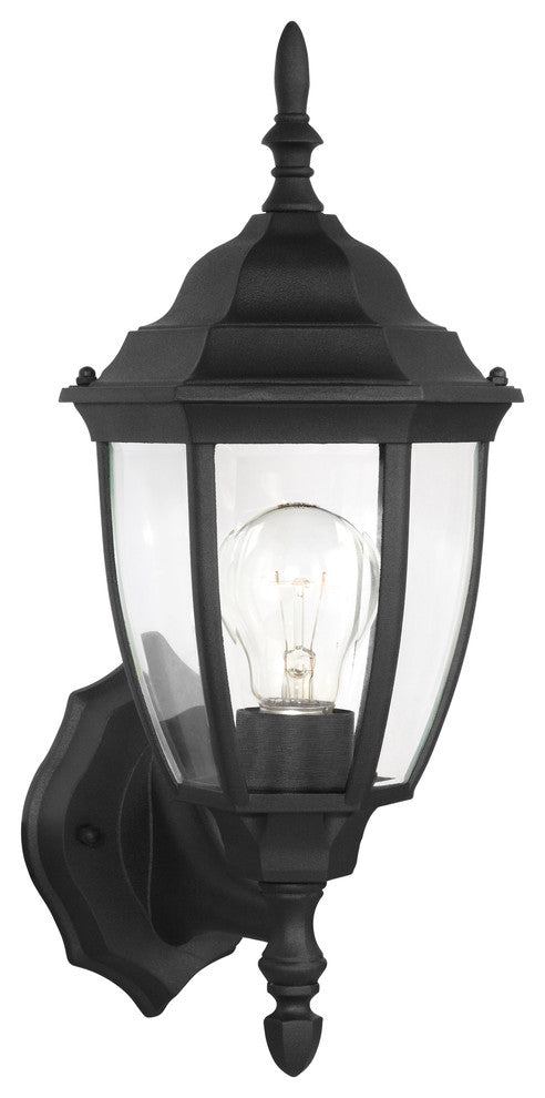 Generation Lighting Lighting 1-Light Outdoor Lantern, Black