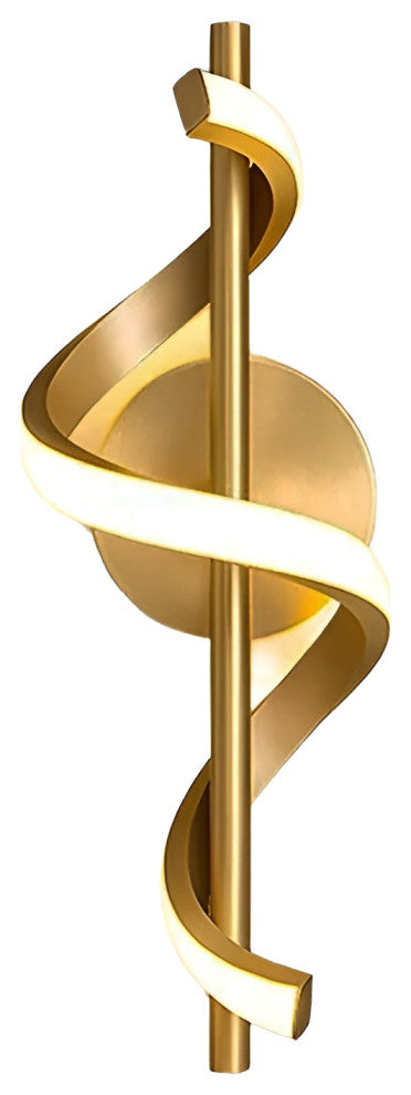 Marbella | Modern Creative LED Wall Sconce, Gold, Cool Light