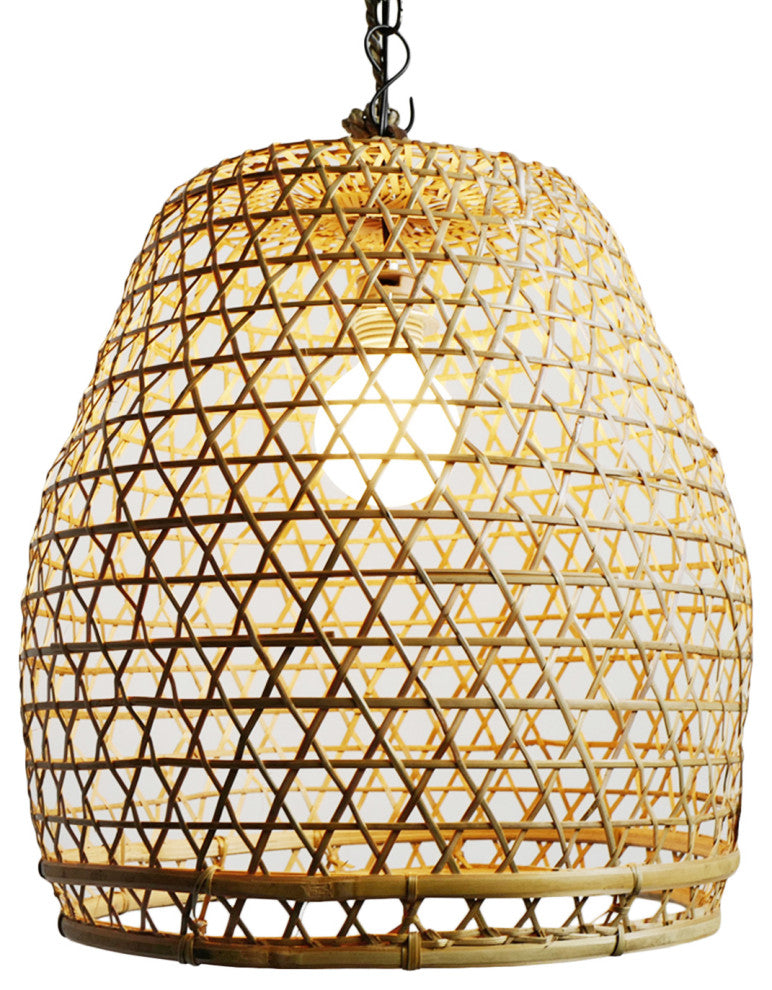 Flat Top Fish Basket Lantern Medium