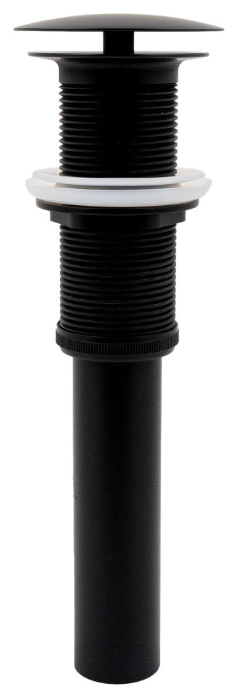 Novatto Umbrella Drain Without Overflow, Matte Black