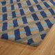 Kaleen Hand-Tufted Pastiche Wool Rug, Blue, 9''x12''
