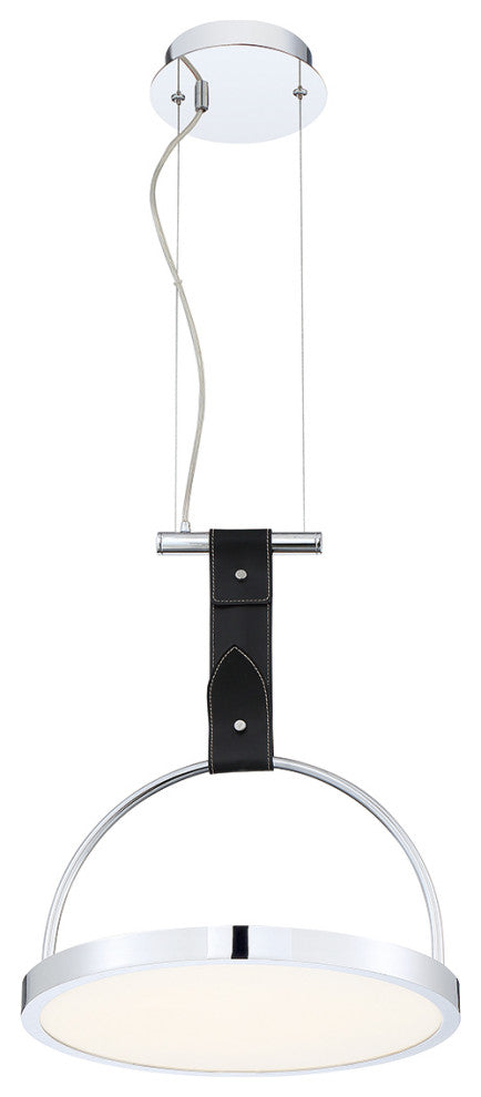 Eurofase 35900-016 LED Pendant, Lappin Collection, Chrome Finish