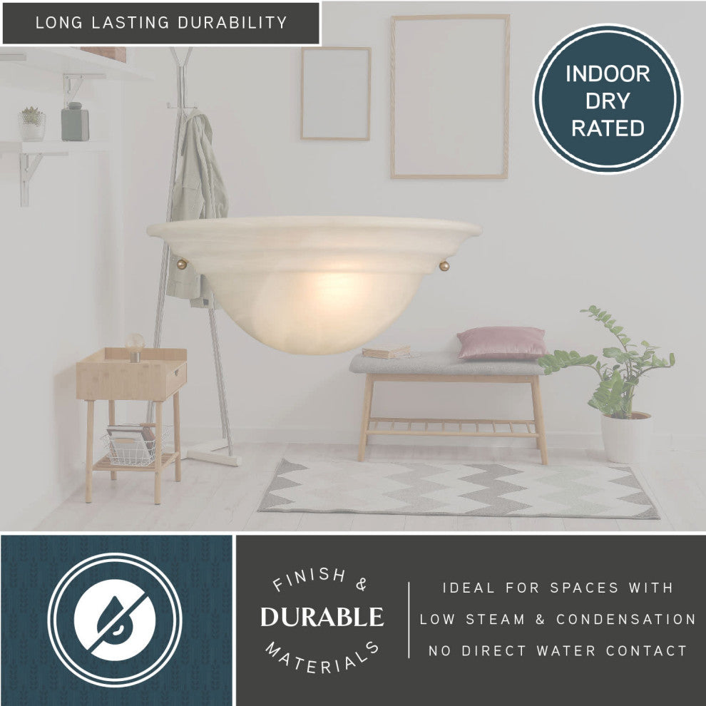 Babylon 13" Wall Light A; BN; OBB; WP