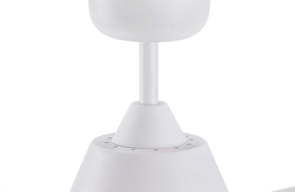 Lucci Air Aria 132-cm LED Light with Remote Ceiling Fan, White