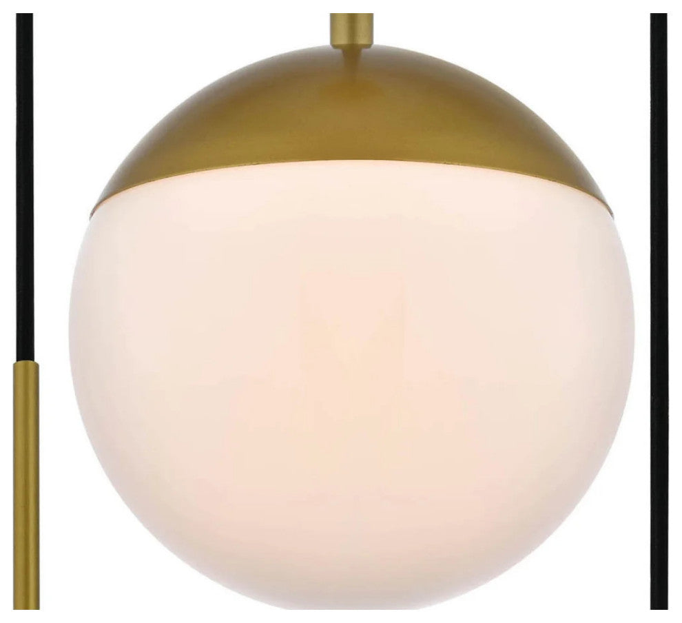Elegant Lighting LD6068 Eclipse 3 Light 18"W Multi Light Pendant - Brass