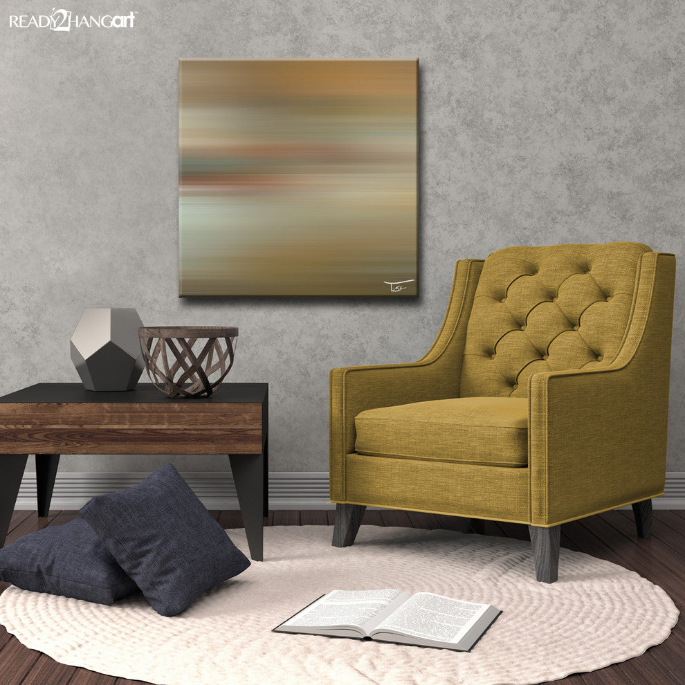 Ready2Hangart  'Blur Stripes Lii' By Tristan Scott Canvas Art , 12" Hx12"