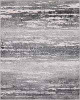 High-Low Ellis Charcoal/Ivory Rug, Charcoal, 8'8"x12'