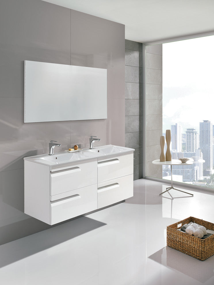 Unit 48" Vitale 2 DR White with basin