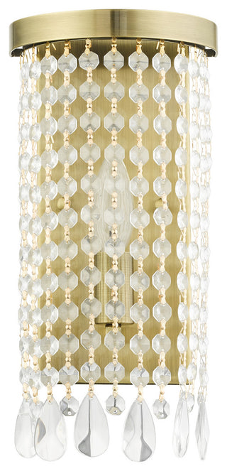 Antique Brass Transitional, Dazzling, Modern Classic, Casual Sconce