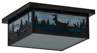 16 Square Deer Creek Flushmount