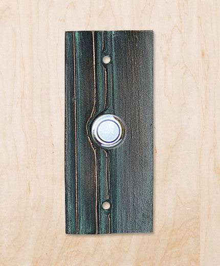 Cedar Bell Plate With Button, Verde
