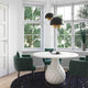 Tulum Ivory Concrete Dining Table - Ivory