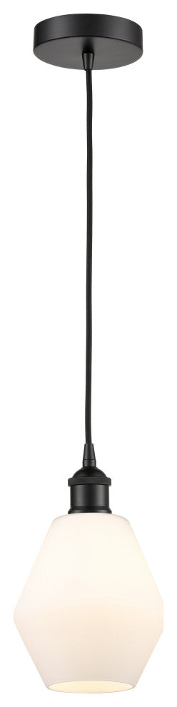 Innovations 616-1P-BK-G651-6 1-Light Mini Pendant, Matte Black