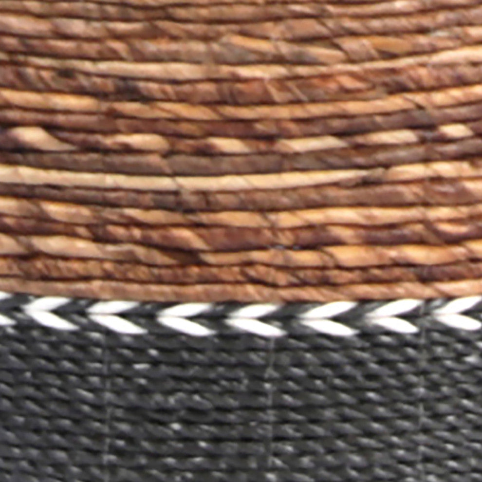 Milo Natural Banana Stalk Nested Woven Baskets, Set of 3