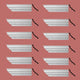 Cornice White Urethane Sabine Ornate Design 12 Pieces Totaling 1128" Length