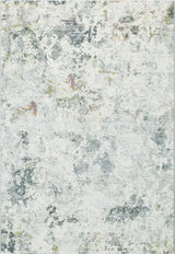Couture Gray And Blue Area Rug, 9X12.6
