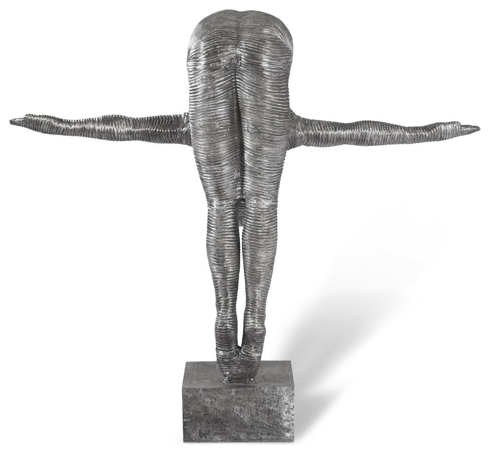Diving Sculpture, Aluminum
