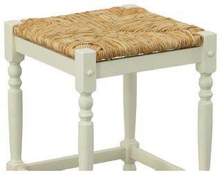 Thomasville Rta 24" Counter Stool, Antique White