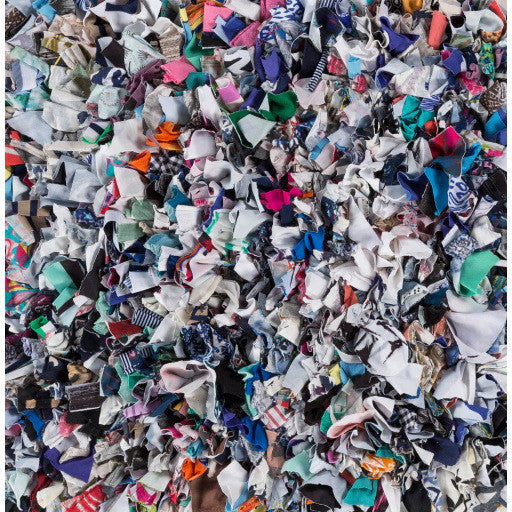 Surya Shirt SIR-8000 8'x10' Rug, Lilac/Fuschia/Denim/Black/Medium Gray/Eggplant