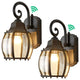 2 Pack Black Outdoor Light Fixture Black Outside Lights For House