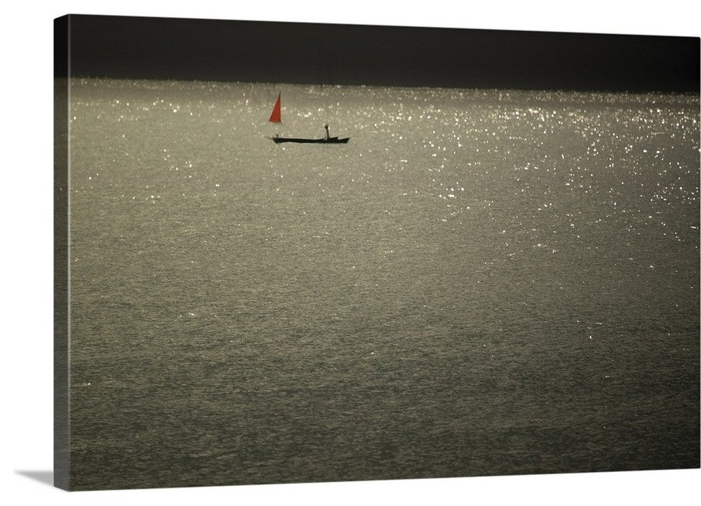 "Red Sails at Midsummer" Wrapped Canvas Art Print, 24"x16"x1.5"