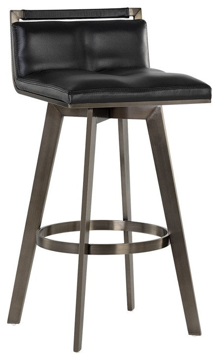 Arizona Swivel Barstool, Castillo Black
