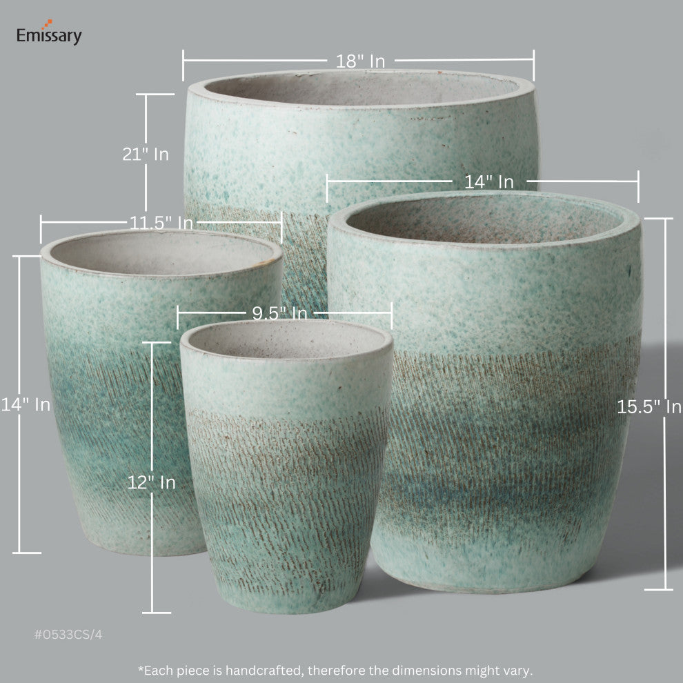 Bullet Planter Coastal Splash