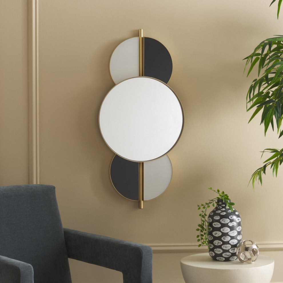 Safavieh Syrus 16.5" Mirror, Gold/Multi