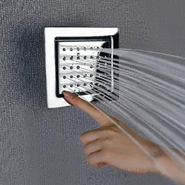 Solid Brass Chrome Square Body Spray Shower Jets- Unit Price