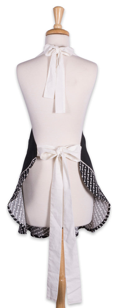 DII Dia De Los Muertos Ruffle Apron
