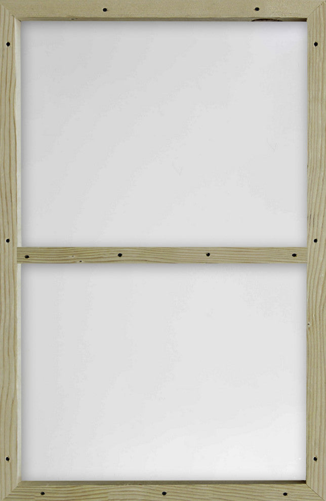 "Half Face Portrait" Painting Print on Brushed Aluminum, 40"x60"