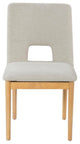 Safavieh Couture Benjy Dining Chair, Beige/Natural