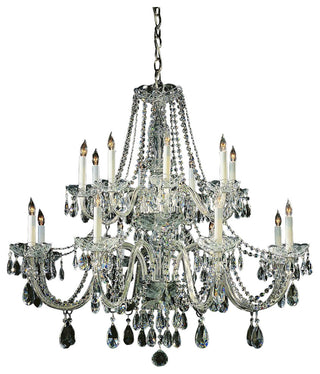 Crystorama 1139CHCLMWP 16 Light Chandelier Traditional Crystal