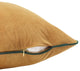 Accent Throw Pillow, Velvet, Brown Green, Modern, Living Lounge Hospitality
