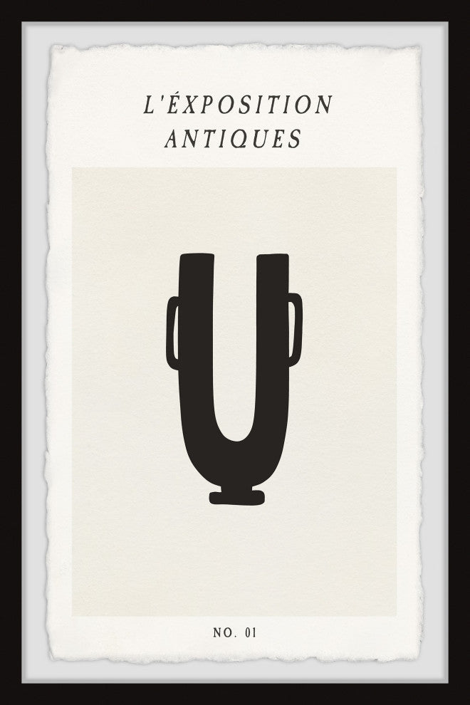 "L'Exposition Antiques" Framed Painting Print, 20x30