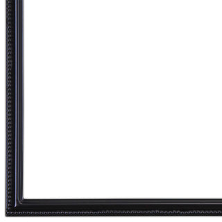 Liffey Framed Full Length Mirror, Peaks Cathedral, 23x47, Matte Black