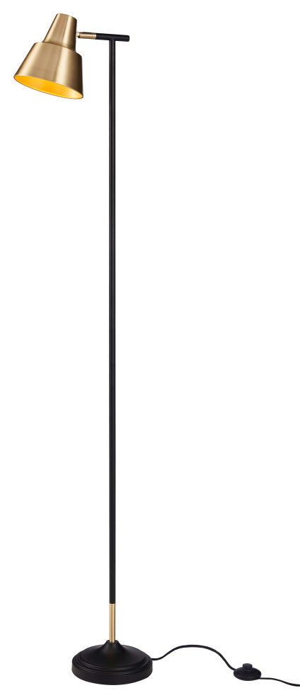 Bryant Floor Lamp, Brass