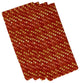 Mad for Plaid, Print Napkin, Set of 4, Rust