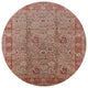 Ahgly Company Indoor Round Mid-Century Modern Area Rugs, 6' Round