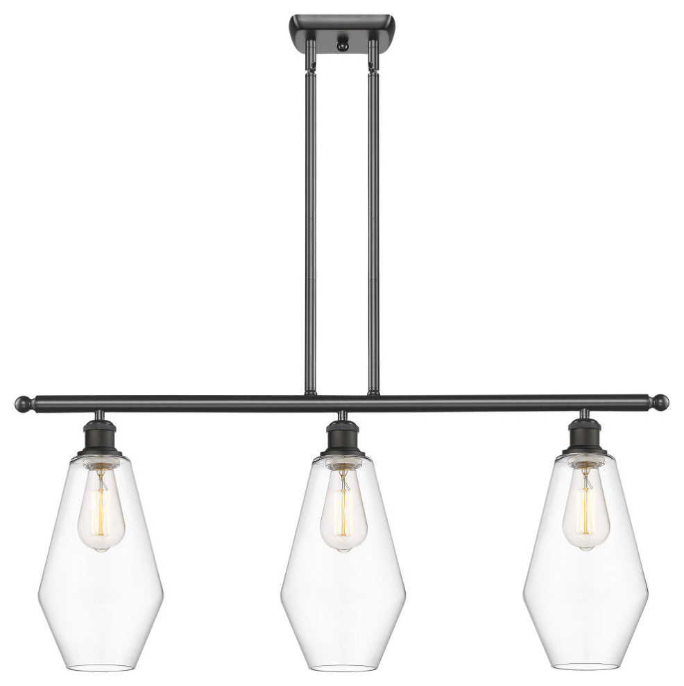 Innovations Cindyrella LED Island Light 516-3I-OB-G652-7-LED, Oil Rubbed Bronze