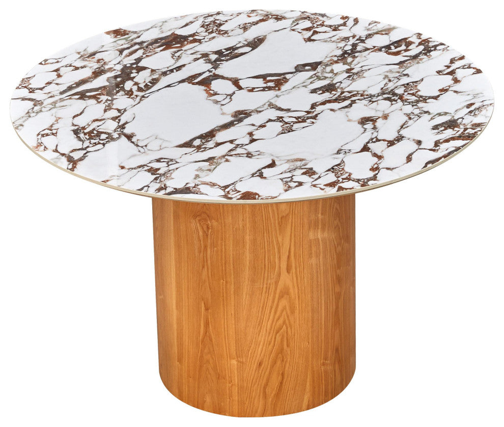 Tamara Marble Ceramic Round Dinette Table
