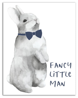 Fancy Little Man 11x14 Canvas Wall Art