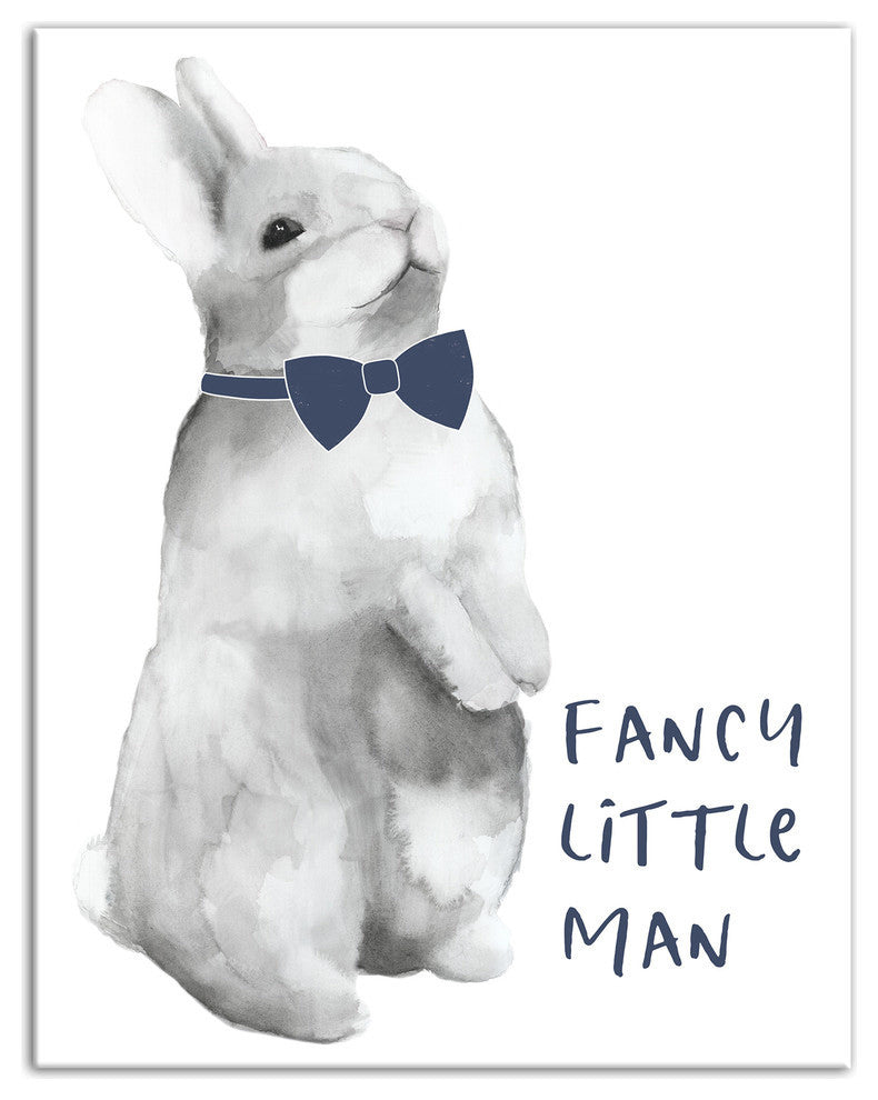 Fancy Little Man 11x14 Canvas Wall Art