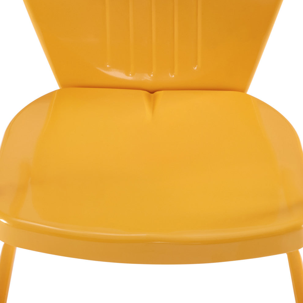 Griffith Metal Chair, Tangerine